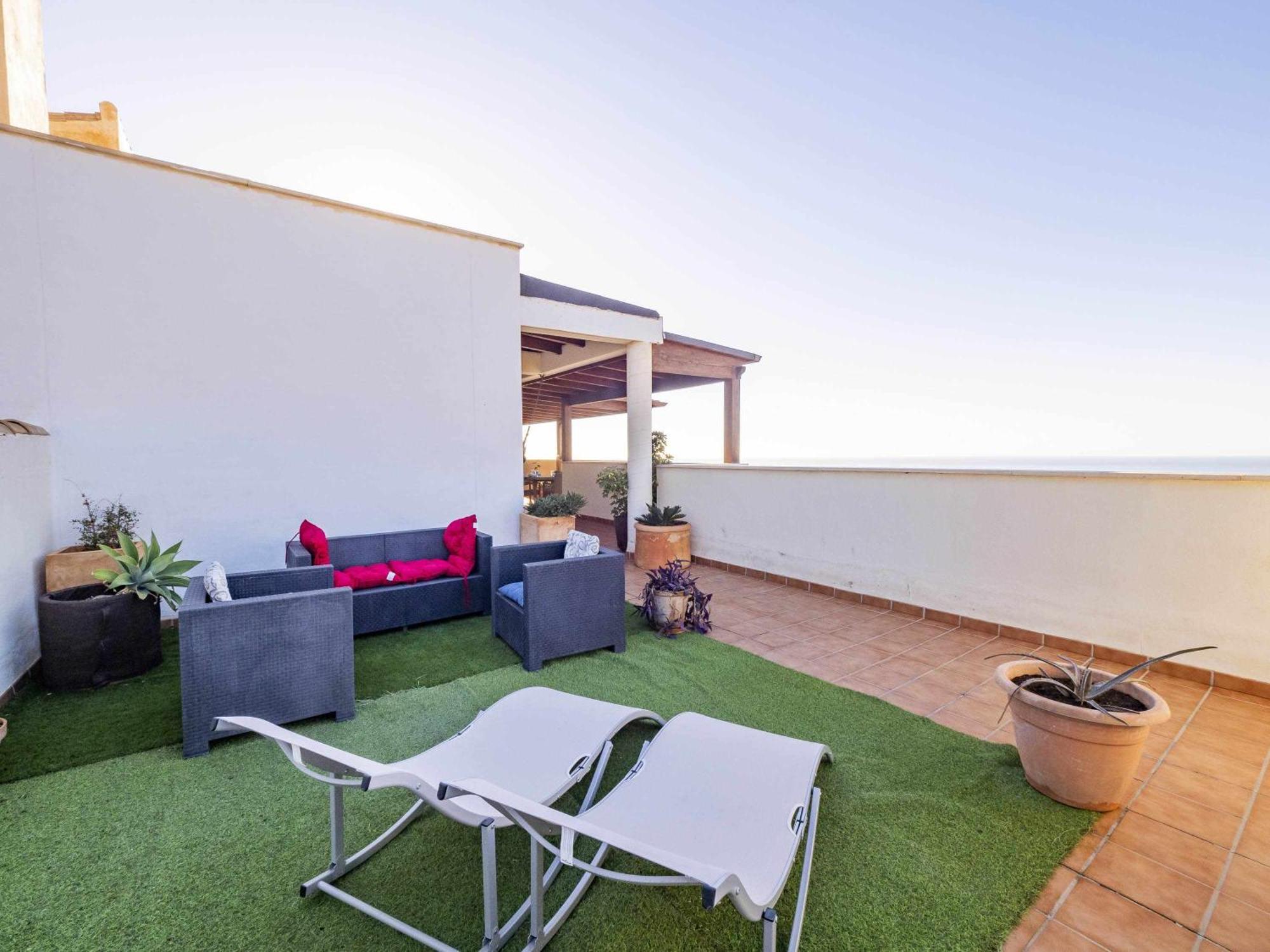 Appartamento Atico Con Vistas Al Mar Piscina Y Parking Málaga Esterno foto