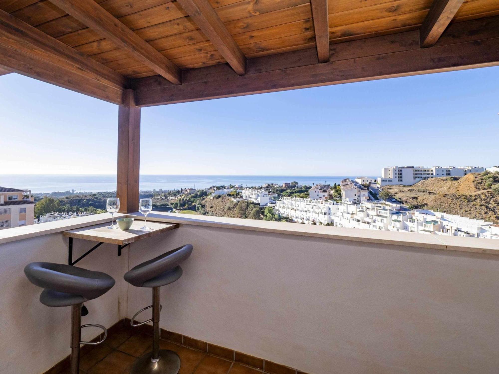 Appartamento Atico Con Vistas Al Mar Piscina Y Parking Málaga Esterno foto