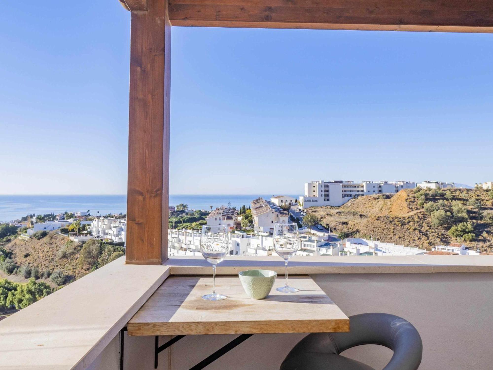 Appartamento Atico Con Vistas Al Mar Piscina Y Parking Málaga Esterno foto